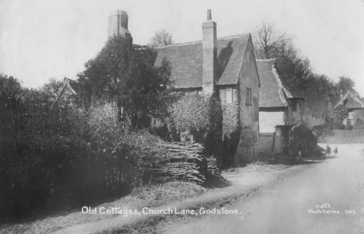 Old Cottages, Church Lane - 1922