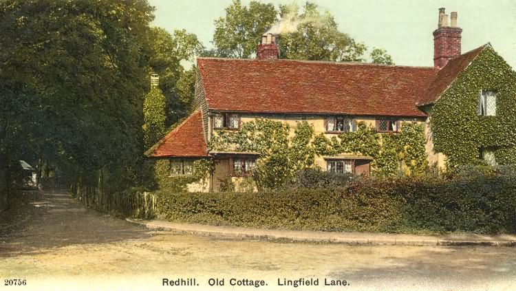 Old Cottage, Lingfield Lane - 1908