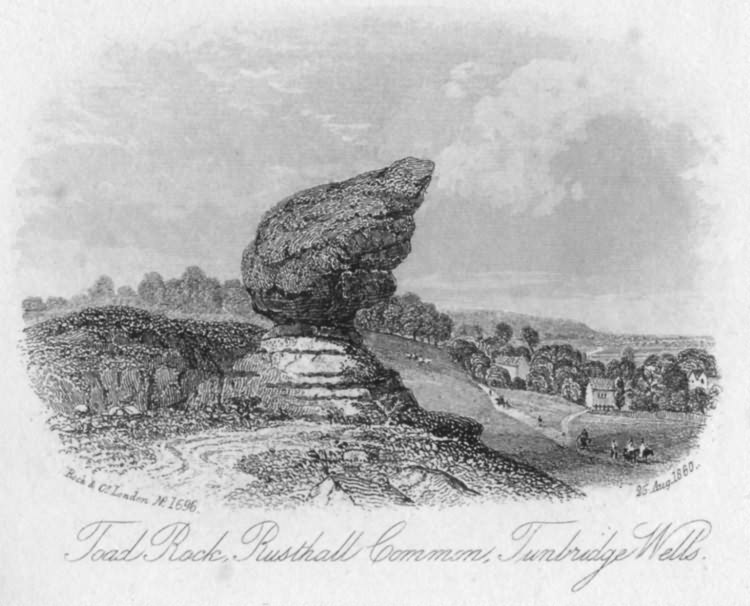 Toad Rock, Rusthall Common - 25th Aug 1860