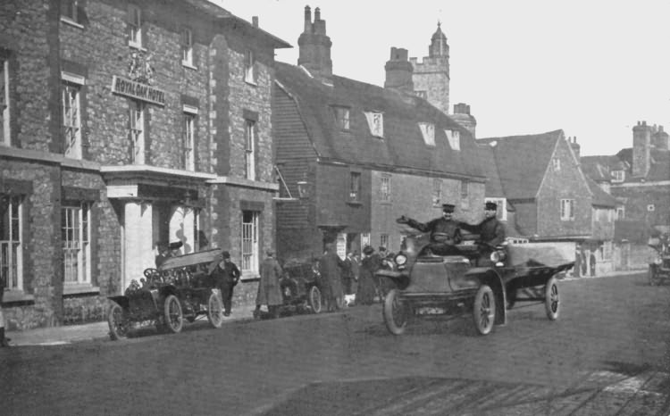 The Guards motoring to Hastings - 17th Mar 1909