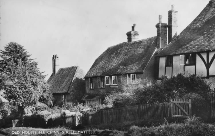 Old Houses, Fletching Street - 1920