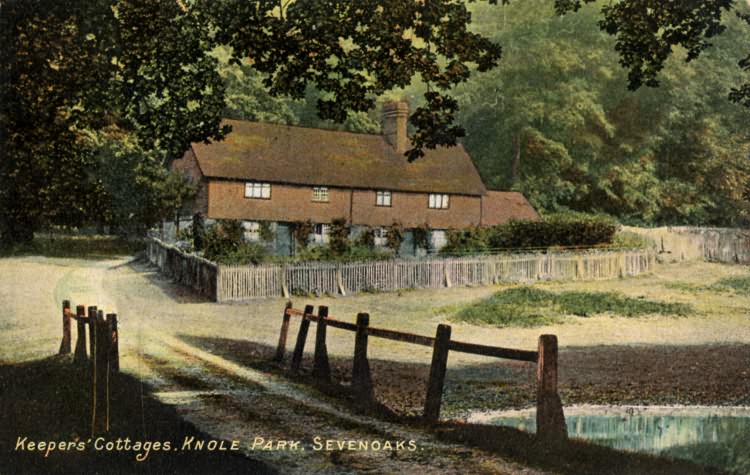Keepers Cottages, Knole - 1907