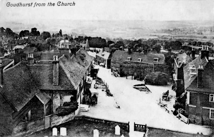Goudhurst from the Church - 1910