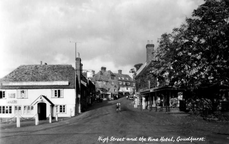 High Street and the Vine Hotel - 1940