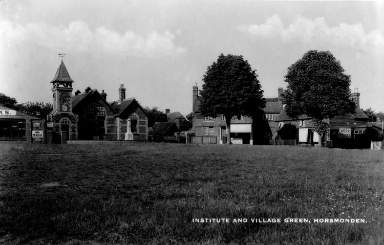 Institute and Village Green - 1950
