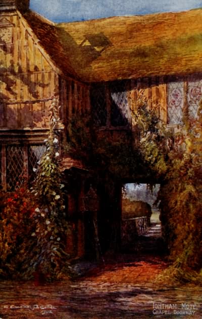 Chapel Doorway, Ightham Mote - 1907