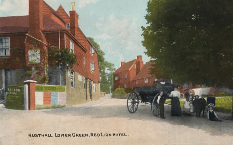 Red Lion Hotel, Lower Green - 1907