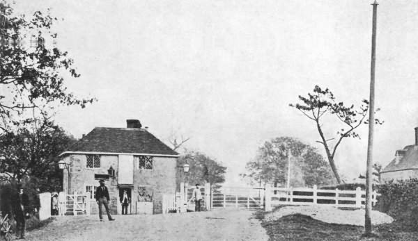 The Lower Toll Gate - c 1890