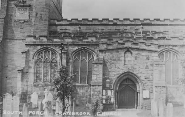 South Porch, Cranbrook Church - 1912