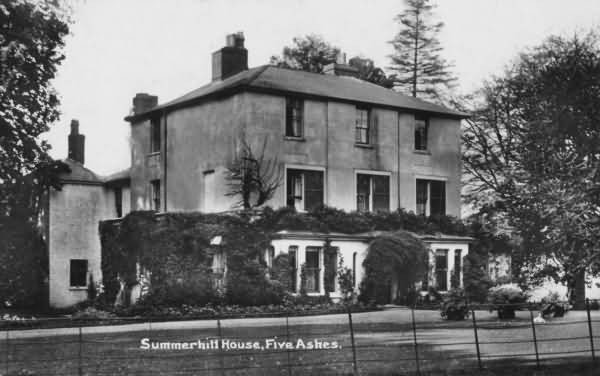 Summerhill House, Five Ashes - 1910