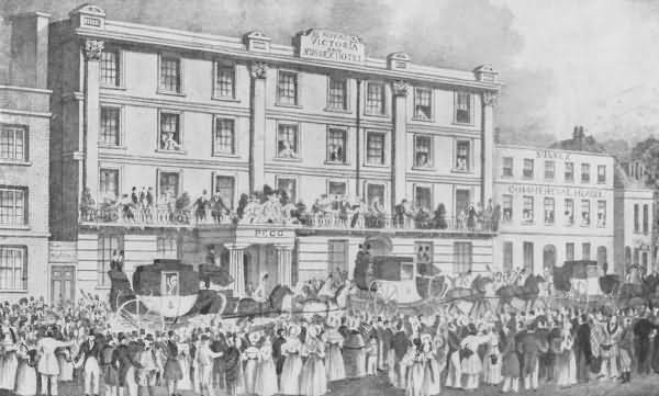 Princess Victoria and Duchess of Kent leaving Tunbridge Wells - 4th Nov 1834