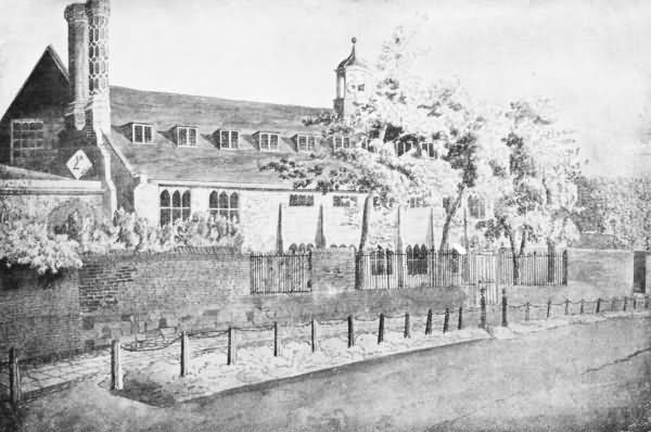 Tonbridge School from 1760 to 1825 - Front View - 1768
