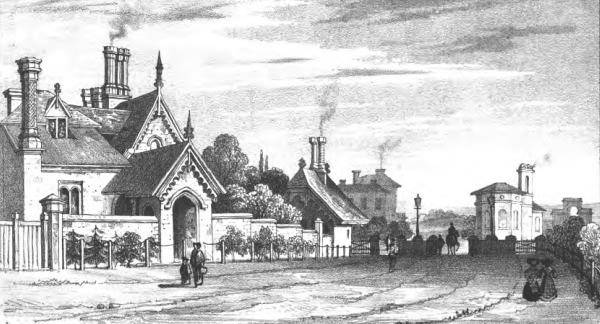 Baston Cottage, Baston Lodge and Keston Lodge, Calverley Park - 1831