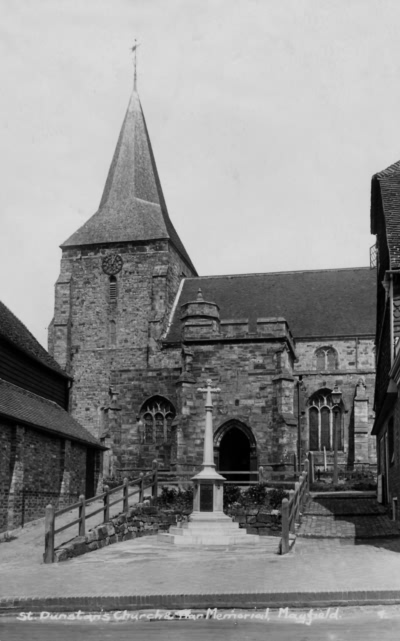 St Dunstans Church and War Memorial - 1930