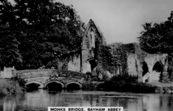 Monks Bridge, Bayham Abbey - c 1915