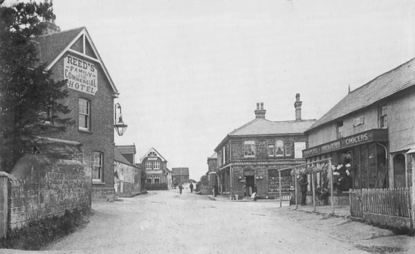 Looking North at Crowborough Cross - c 1900