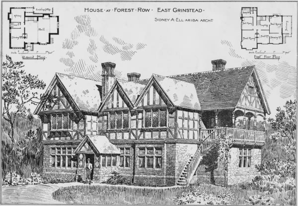 House at Forest Row - 5th Feb 1892