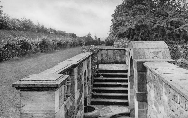 Ascent to Bowling Green, Rotherfield Hall - 1909