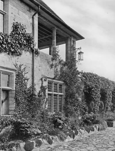 Loggia on the South End, Rotherfield Hall - 1909