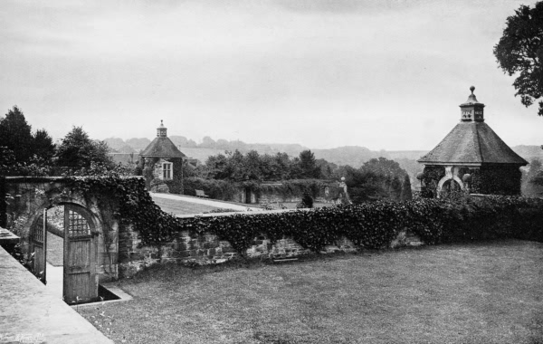 From the North end of the Paved Terrace, Rotherfield Hall - 1909