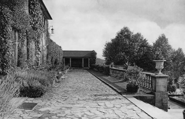 South End of the Western Terrace, Rotherfield Hall - 1909