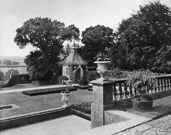 On the Paved Terrace, Rotherfield Hall - 1909