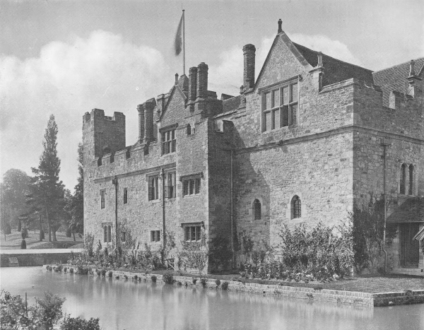 The East Front, Hever Castle - 1907