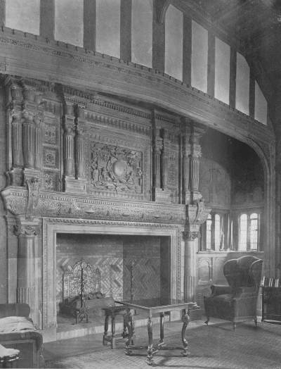 Billiard Room Chimney-piece, Hever Castle - 1907