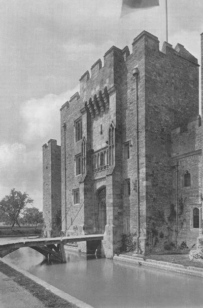 The Drawbridge, Hever Castle - 1907