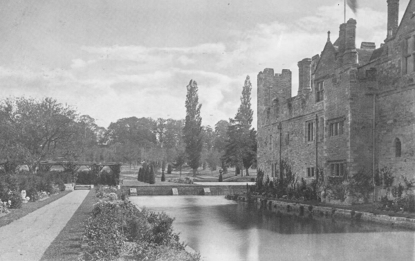 East Moat, Hever Castle - 1907