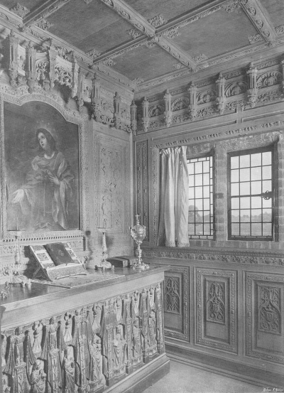 Oratory of Anne Boleyn, Hever Castle - 1907