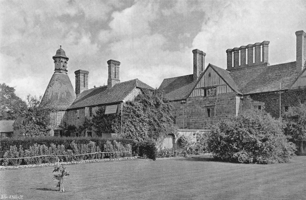 The Oast and the back of the house, Batemans - 1936