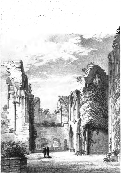 The South Transept of Bayham Abbey - 1857