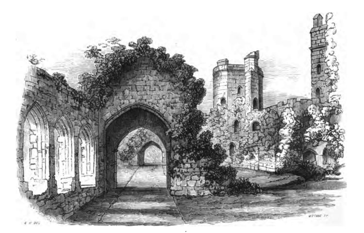 Buttery Arches, Bodiam Castle - 1857