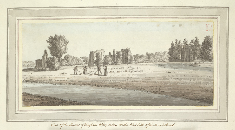 View of the Ruins of Bayham Abbey taken on the West Side of the Frant Road - 1773