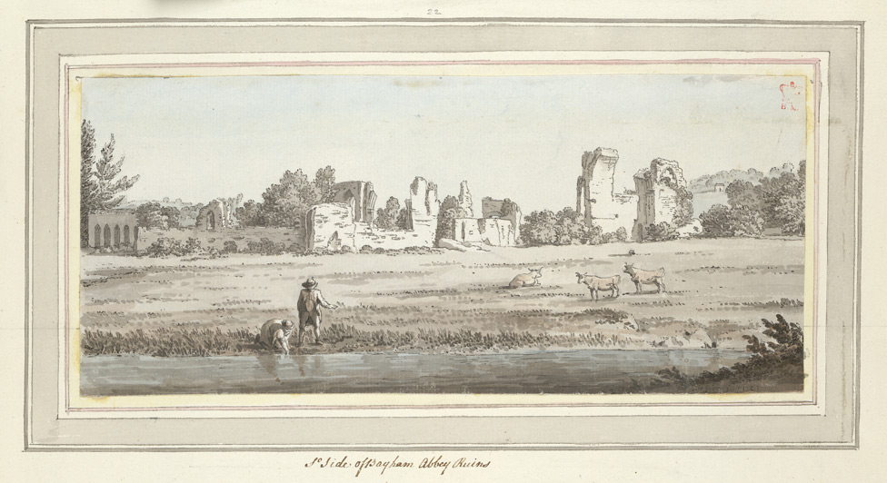 South Side of Bayham Abbey Ruins - 1773