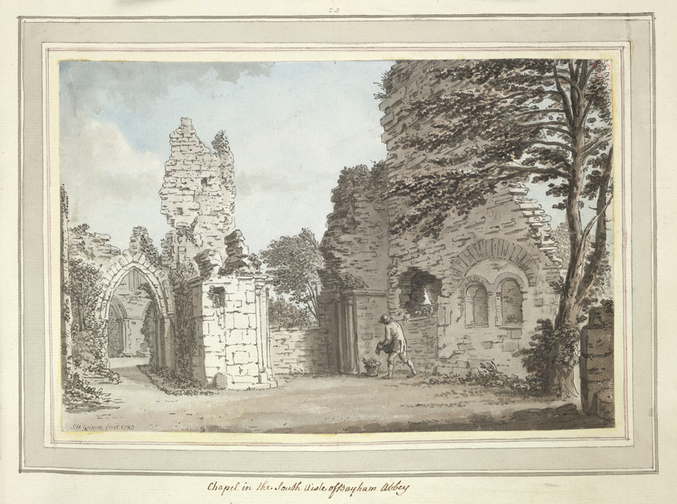 Chapel in the South Aisle of Bayham Abbey - 1773