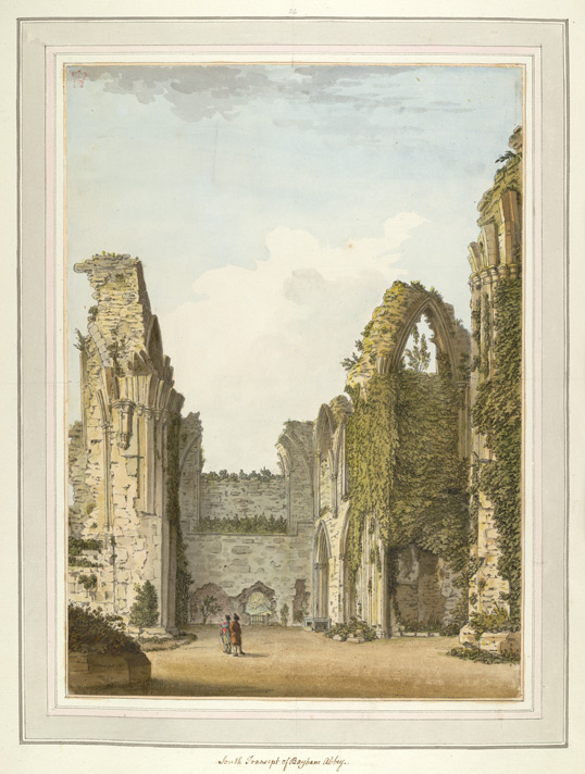South Transept of Bayham Abbey - 1783