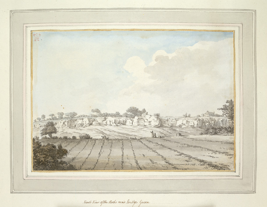 East View of the Rocks near Eridge Green - 1783