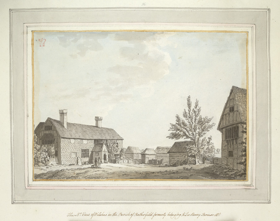 The North View of Walshes in the Parish of Rotherfield formerly belonging to Sir Henry Fermor B<sup>t</sup> - 1773