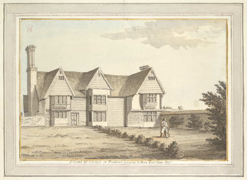 South Front of Whiligh in Ticehurst belonging to Henry Courthope Esq. - 1784
