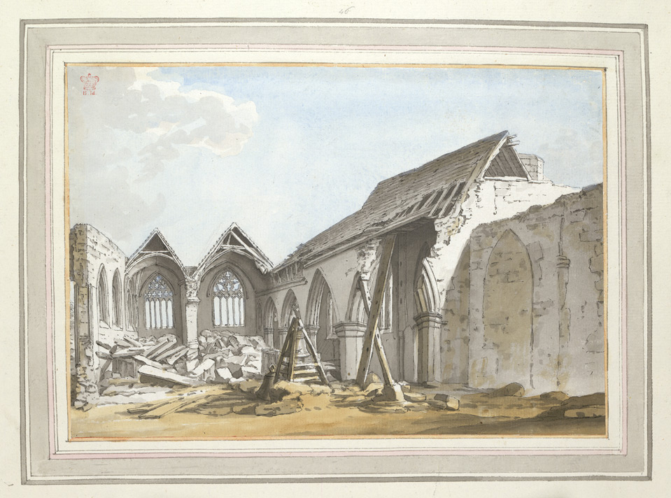 Ruins of East Grinstead Church - 1773