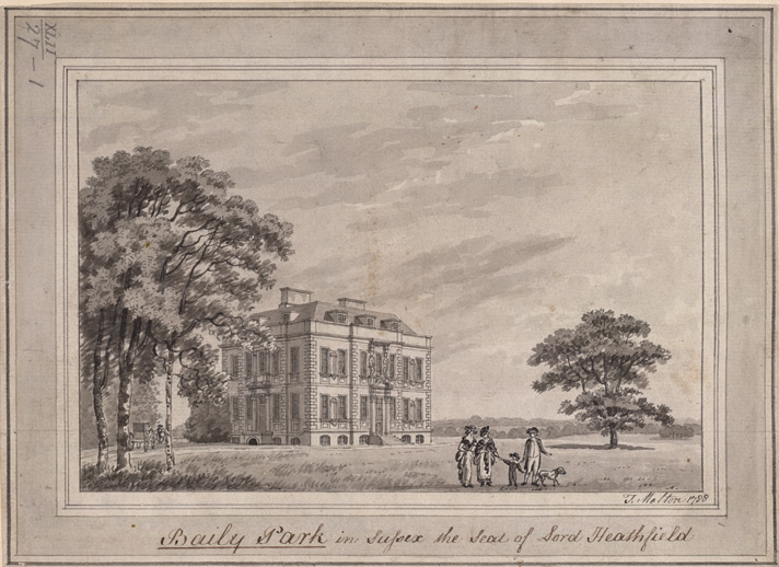Bailey Park in Sussex, the seat of Lord Heathfield - 1784