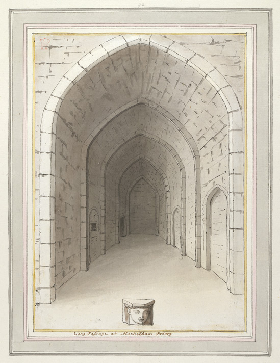 Long Passage at Michelham Priory - 1773
