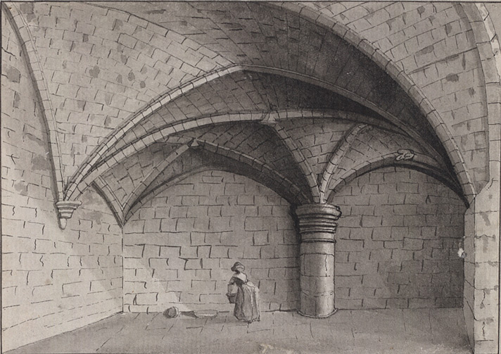 The Crypt at Michelham Priory - 1780