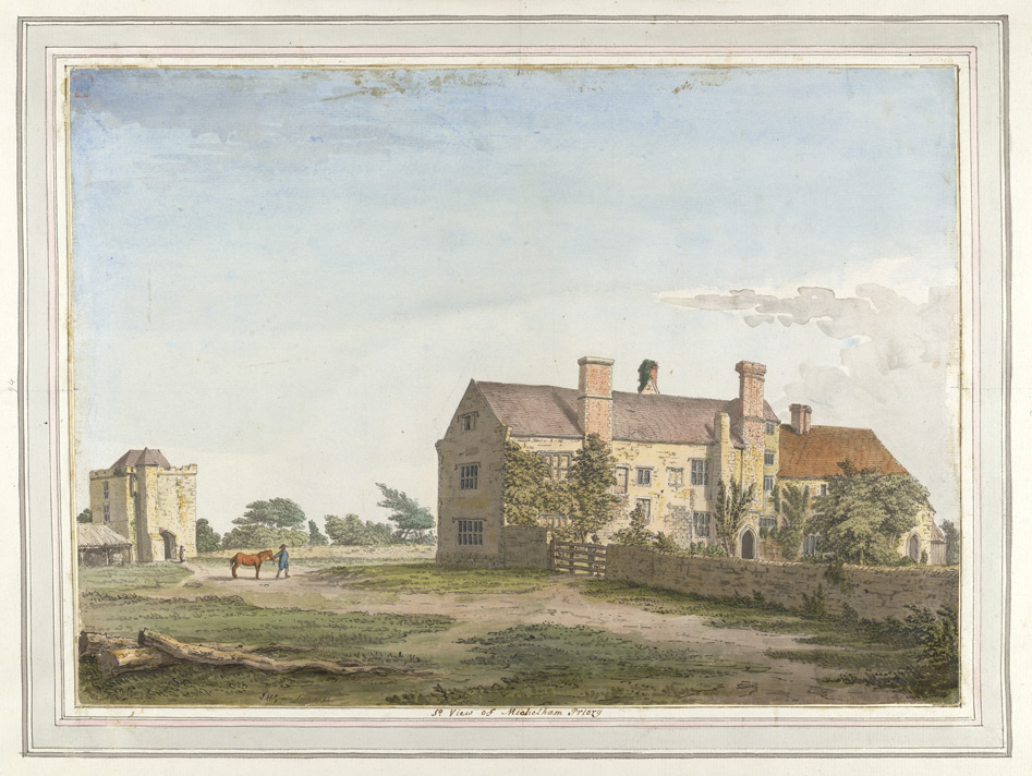 A View of Michelham Priory - 1784