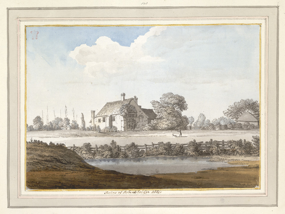 Ruins of Robertsbridge Abbey - 1783