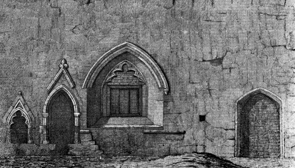 South Wall of Chapel, Otham - 1901