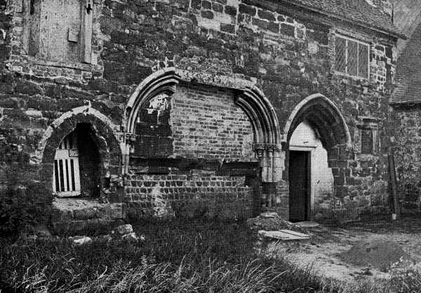 North Wall of Refectory, Michelham - 1901