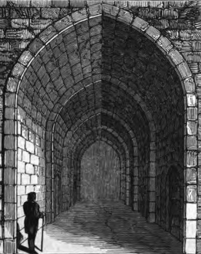 The Crypt, Michelham Priory - 1853